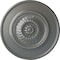 Ekena Millwork Floral Ceiling Medallion, Hand-Painted Silver, 23 1/2"OD x 2 3/4"P CM23FLSLS - alternate 1